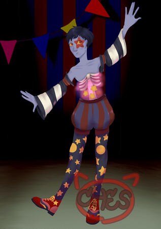 Ankth full body w/ simple background