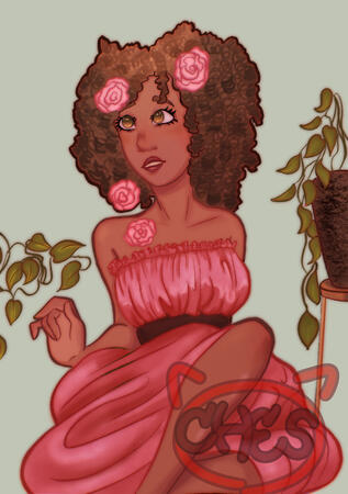 @simplyhunni fan art full body w/ simple background